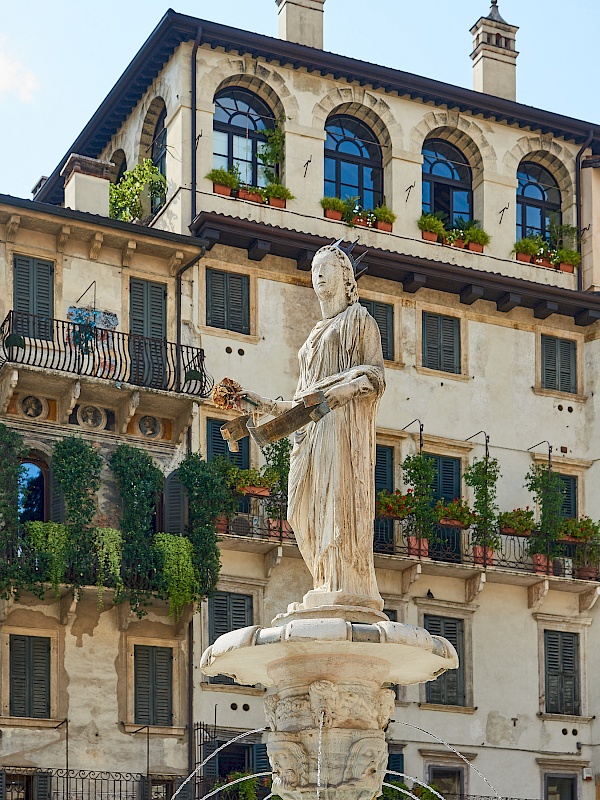 Der Brunnen der Madonna Verona in Verona