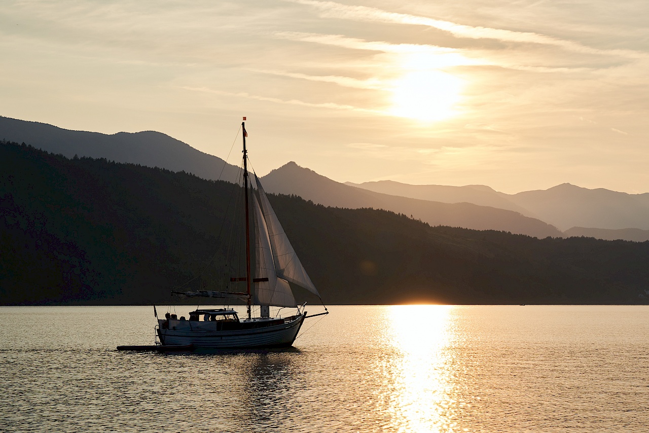 Abendstimmung am Millstätter See.