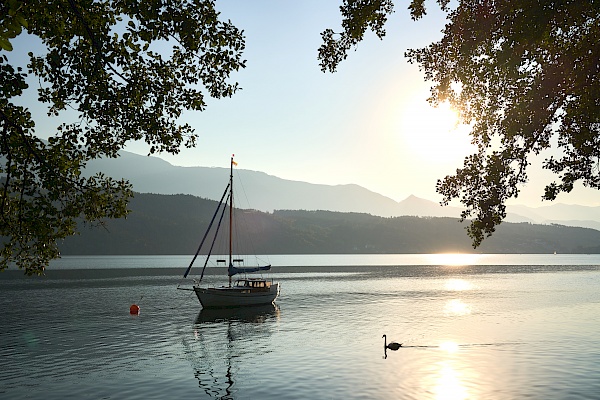 Abendstimmung am Millstätter See.