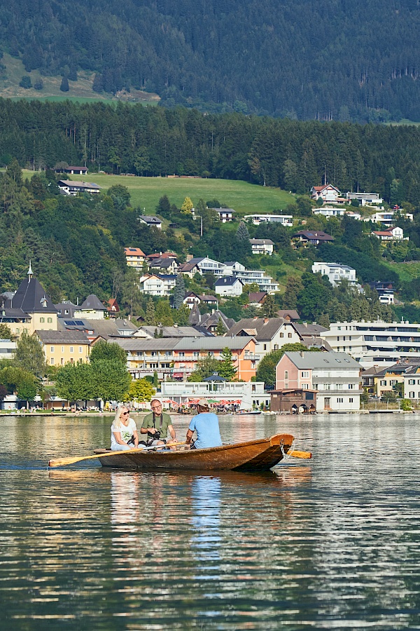 Unterwegs mit Gästen zum Fischen der Reinanken.