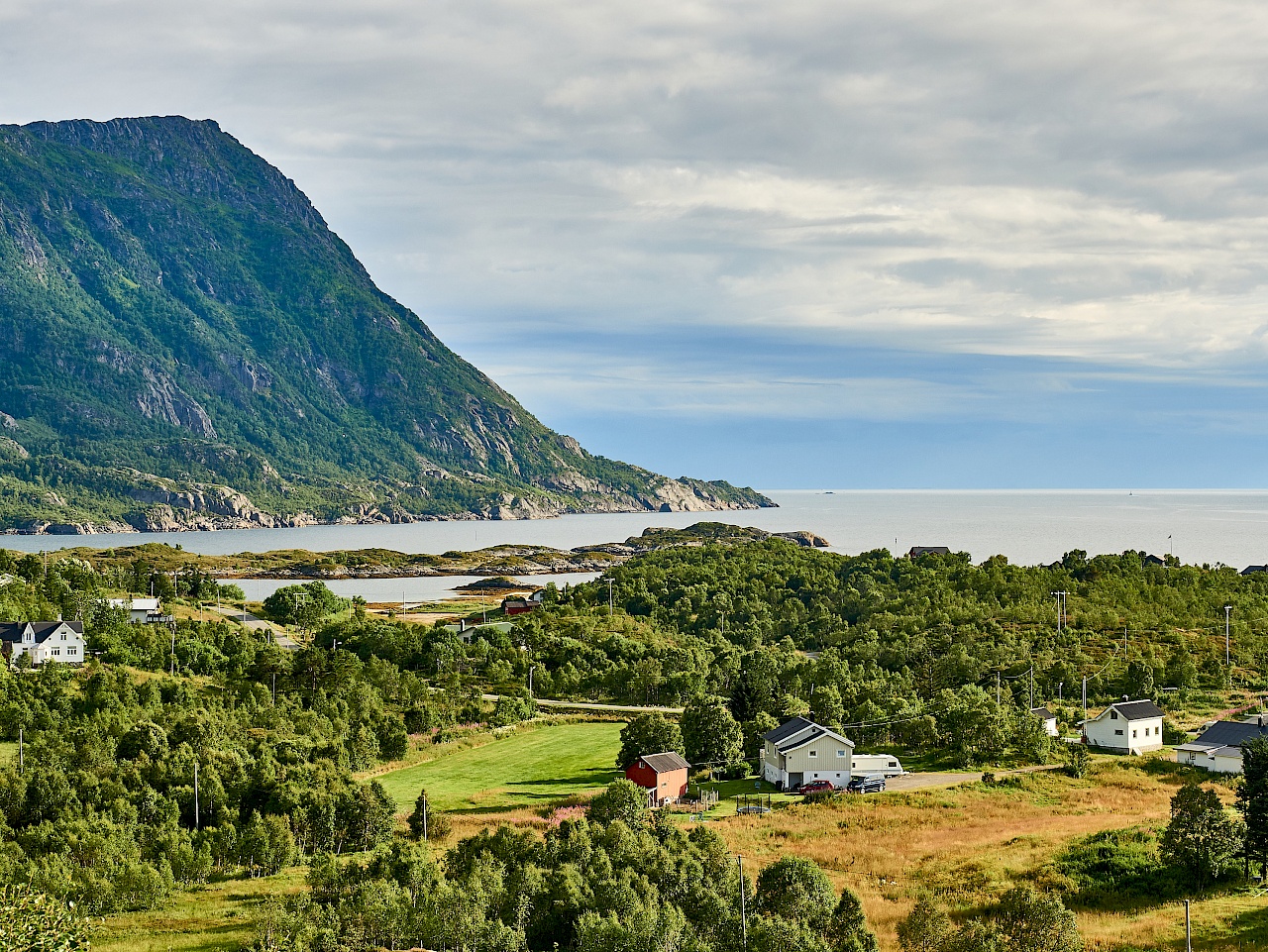 Aussicht auf dem Weg auf den Digermulkollen auf den Lofoten