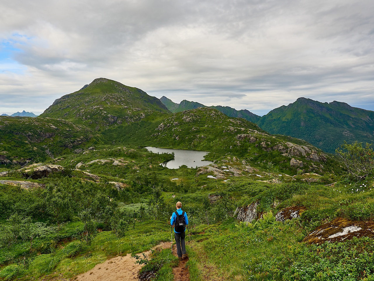 Blick auf den See Digermulvatnet