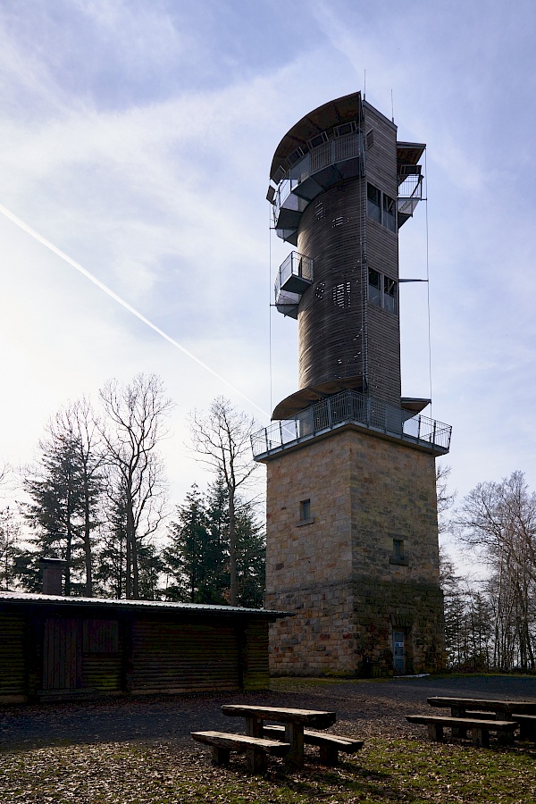 Schwedenschanze in den Haßbergen