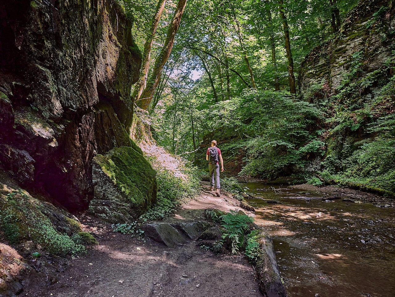 Wandern in der Ehrbachklamm