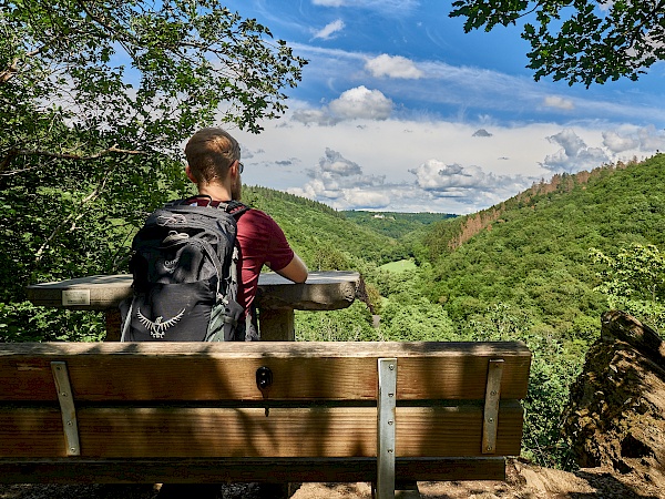 Wunderschöne Rastplätze auf der Traumschleife Ehrbachklamm