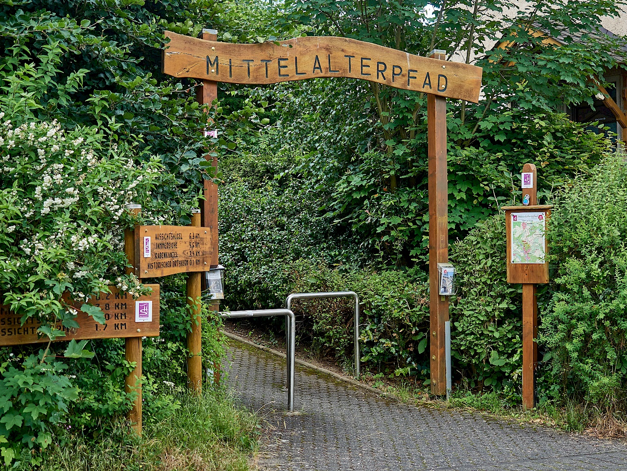 Der Start zur Wanderung - Traumschleife Mittelalterpfad