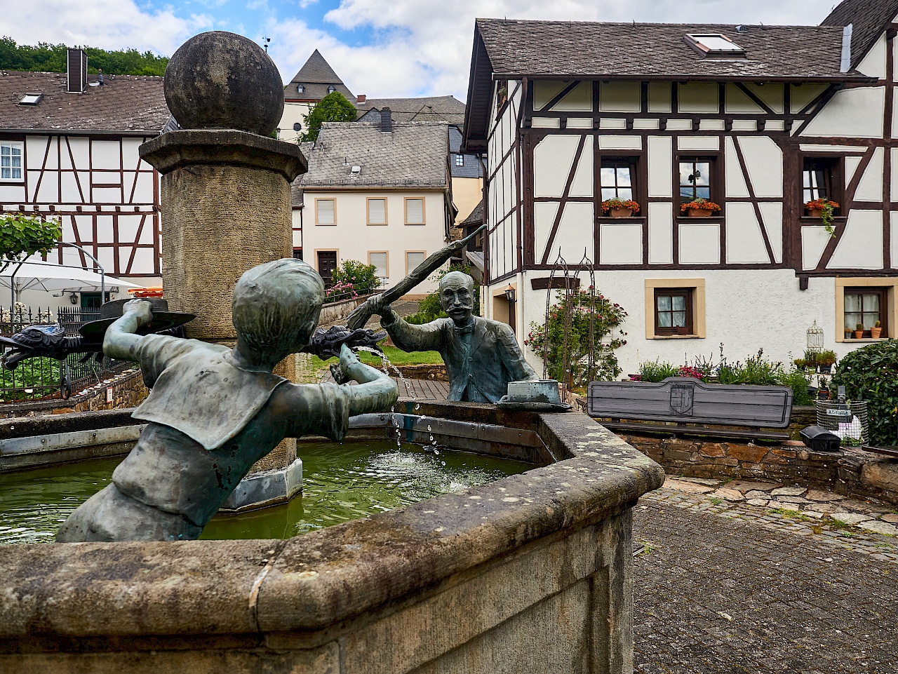 Der Hankelbrunnen in Herrstein