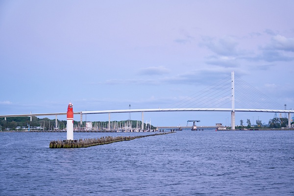 Stralsund und die Brücke nach Rügen