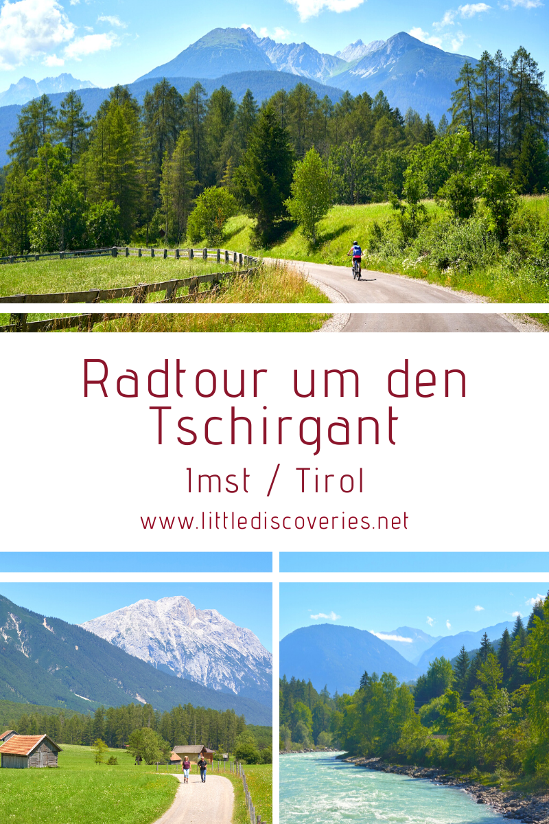 Pin für Pinterest - Radtour um den Tschirgant