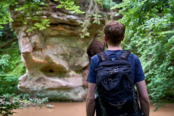 Die Schwarzachklamm - beeindruckende Steinformationen