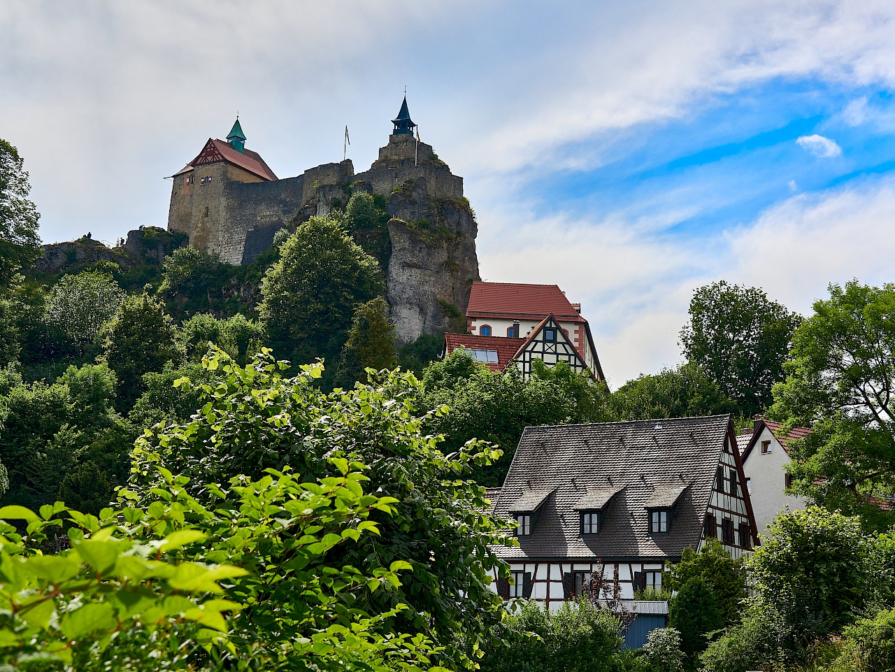 Die Burg Hohenstein im Nürnberger Land