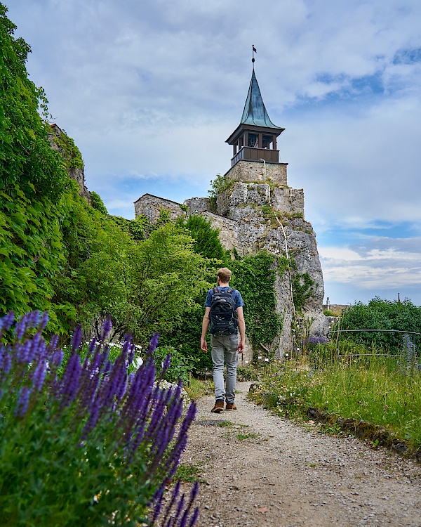 Im Inneren der Burg Hohenstein