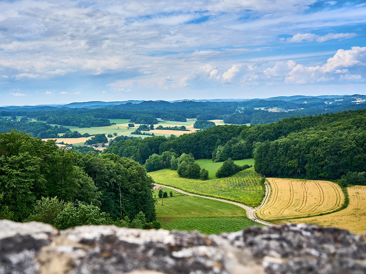 Aussicht von der Burg Hohenstein