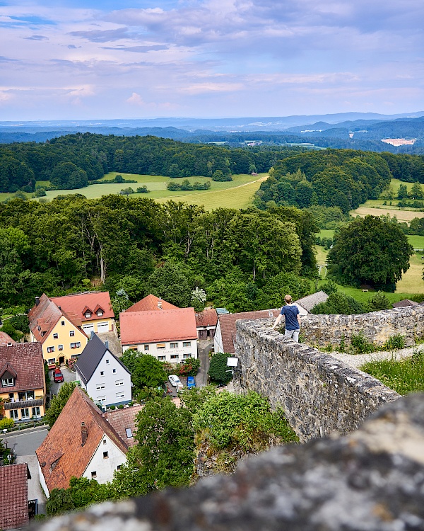 Aussicht von der Burg Hohenstein