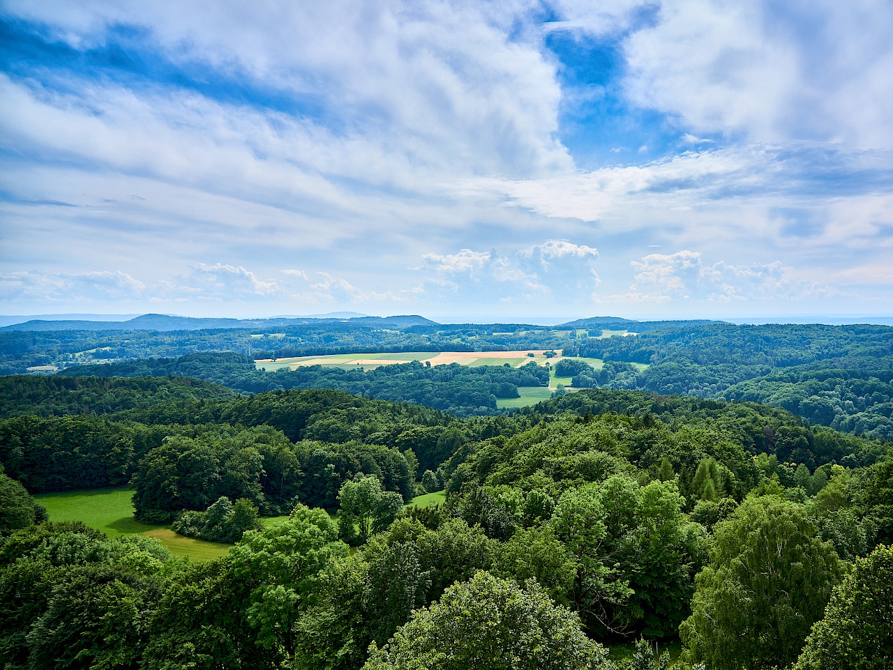 Aussicht von der Burg Hohenstein