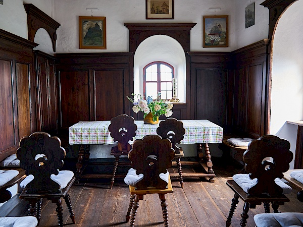 Das Trauzimmer in der Burg Hohenstein