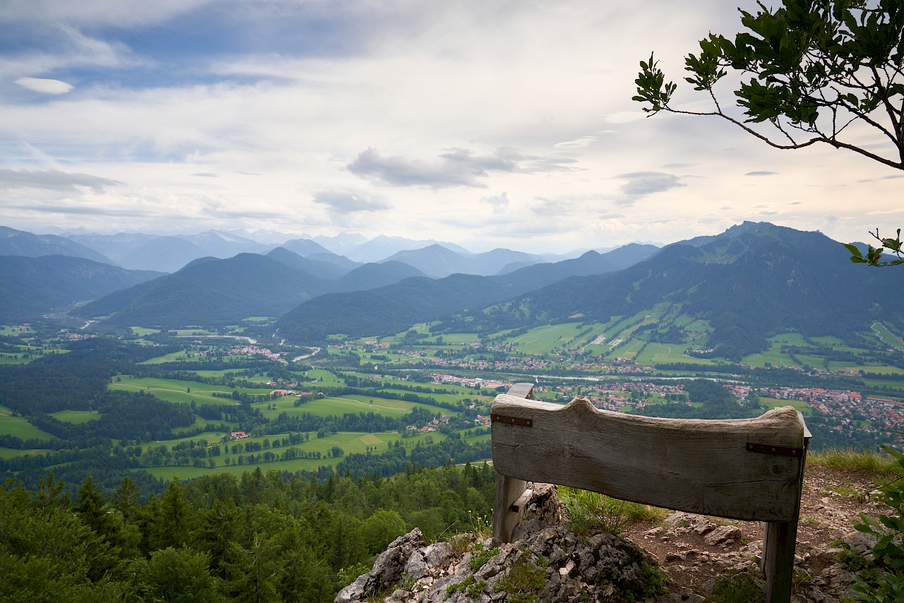 Aussichtspunkt vor dem Geierstein bei Lenggries