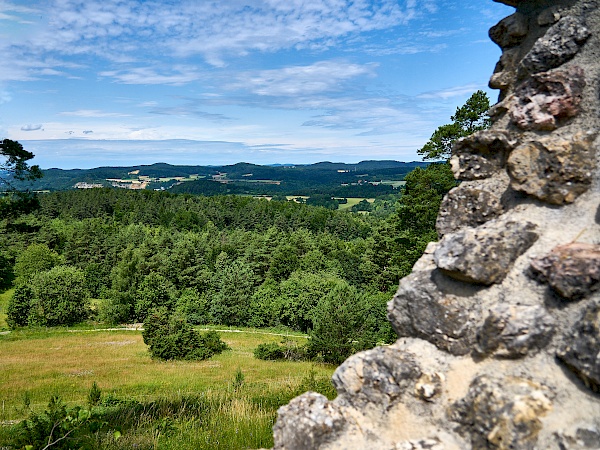 Aussicht von der Burgruine Lichtenegg