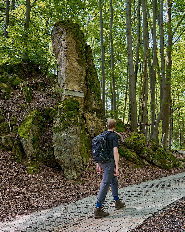 Die Felsgruppe Steinerne Brücke