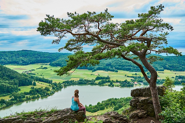 Ausblick von der Houbirg im Nürnberger Land