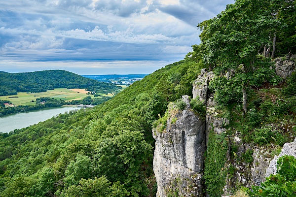 Ausblick von der Houbirg im Nürnberger Land