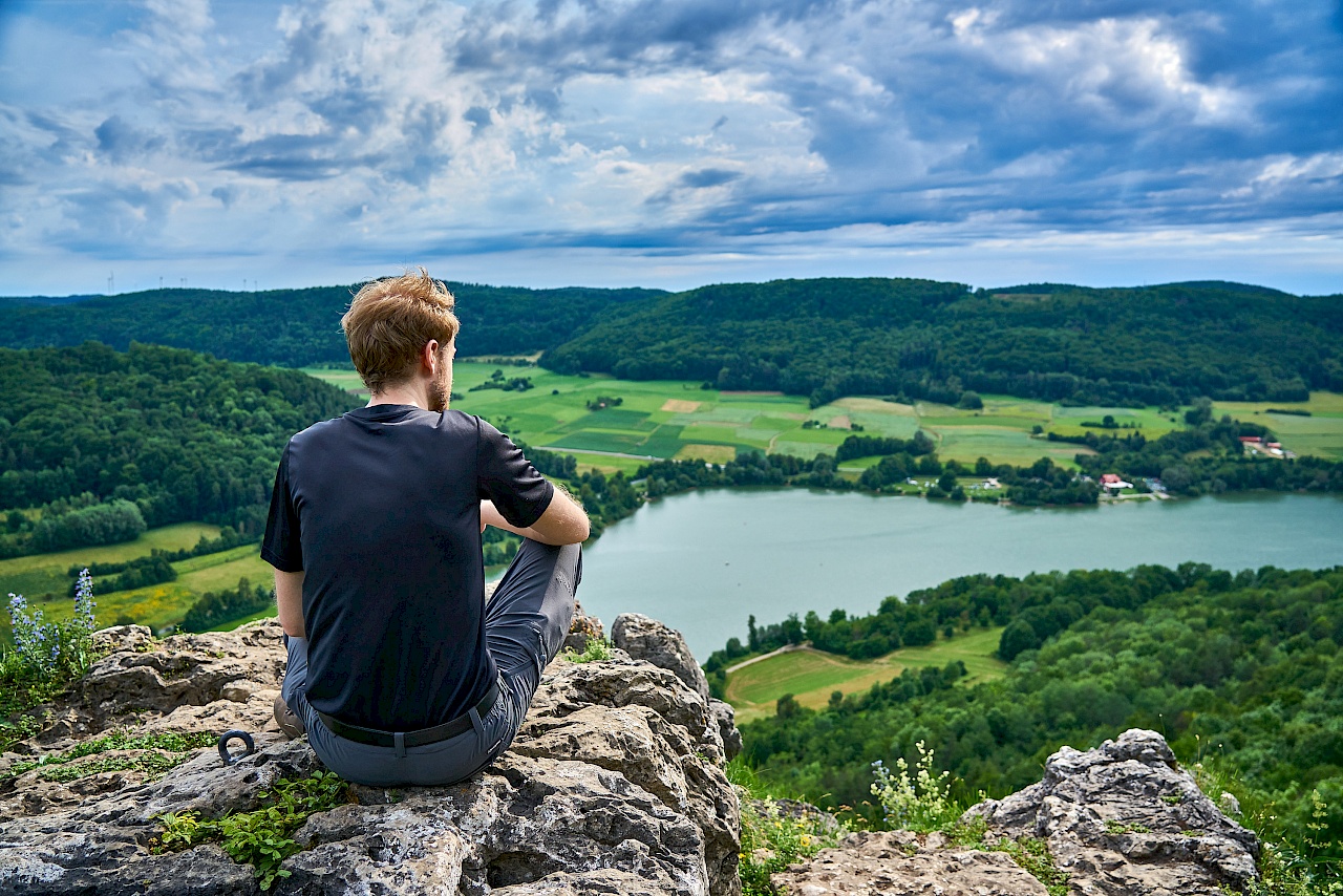 Ausblick von der Houbirg im Nürnberger Land