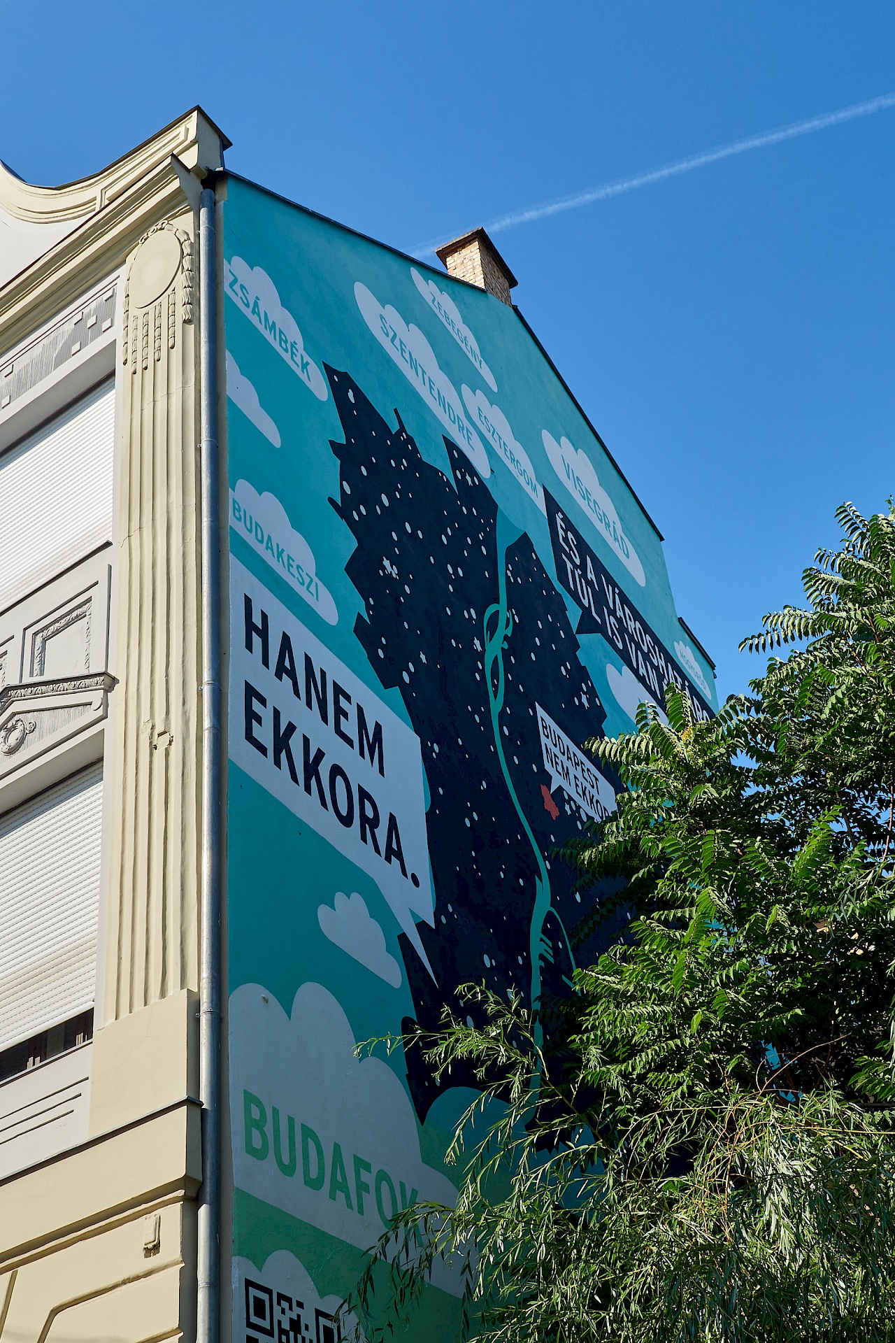 Street art in Budapest - Mural von Richárd Orosz