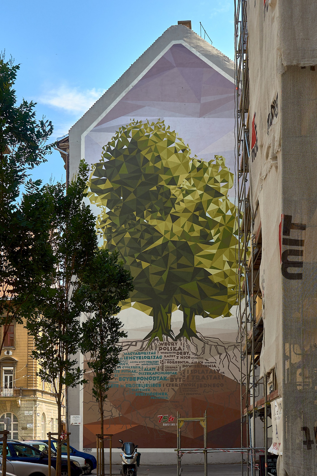 Street art in Budapest - Mural von Neopaint