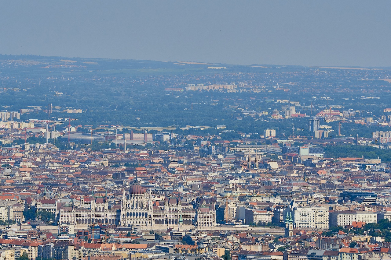 Budapest von oben