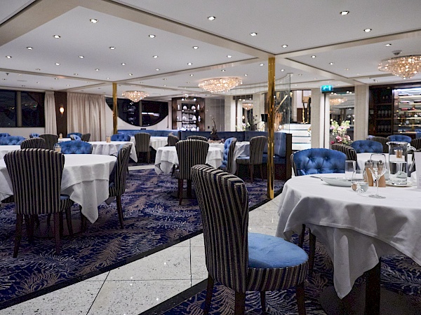 Das Restaurant der MS VIVA Moments - Donau-Flusskreuzfahrt mit VIVA Cruises