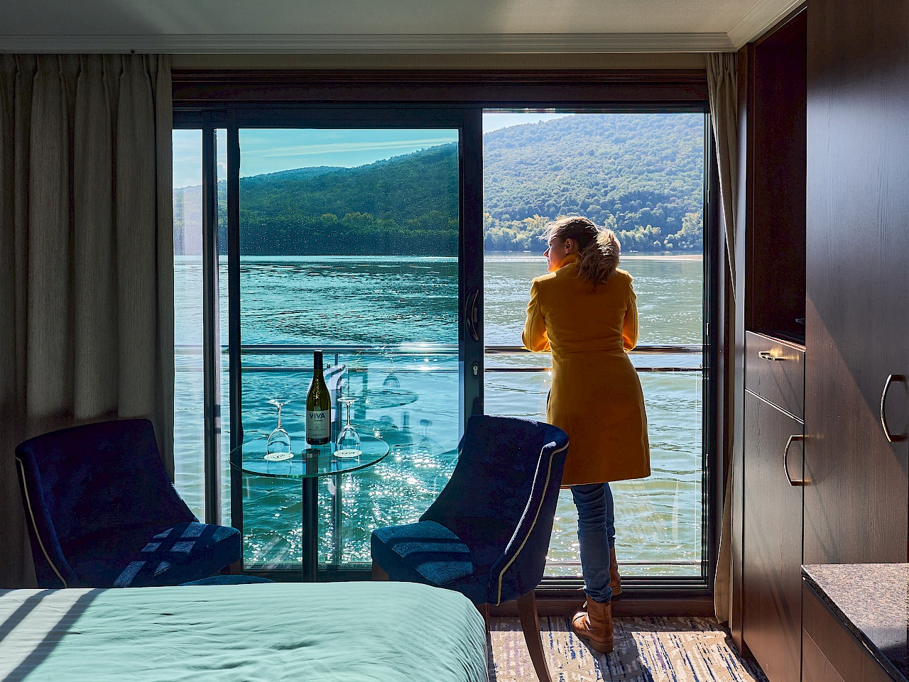 Aussicht aus der Kabine - Donau-Flusskreuzfahrt mit VIVA Cruises