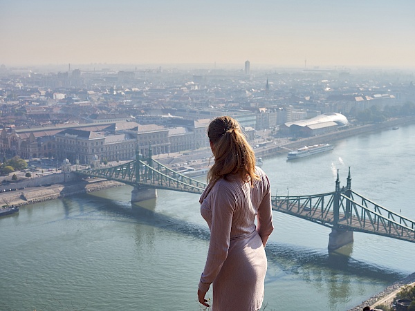Ausblick vom Gellért-Berg in Budapest - Donau-Flusskreuzfahrt mit VIVA Cruises