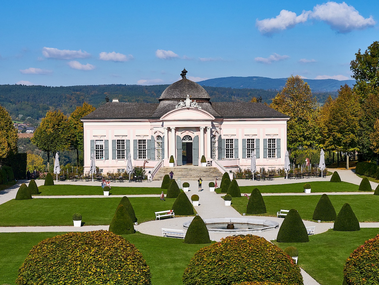 Der Stiftsgarten vom Stift Melk