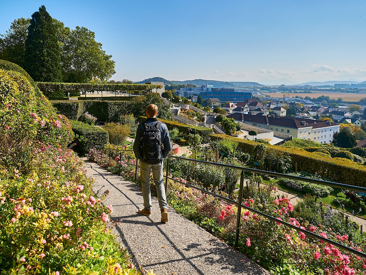 Der Stiftsgarten vom Stift Melk