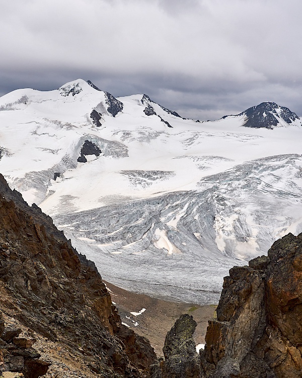 Aussicht vom Café DAS 3.440 im Pitztal