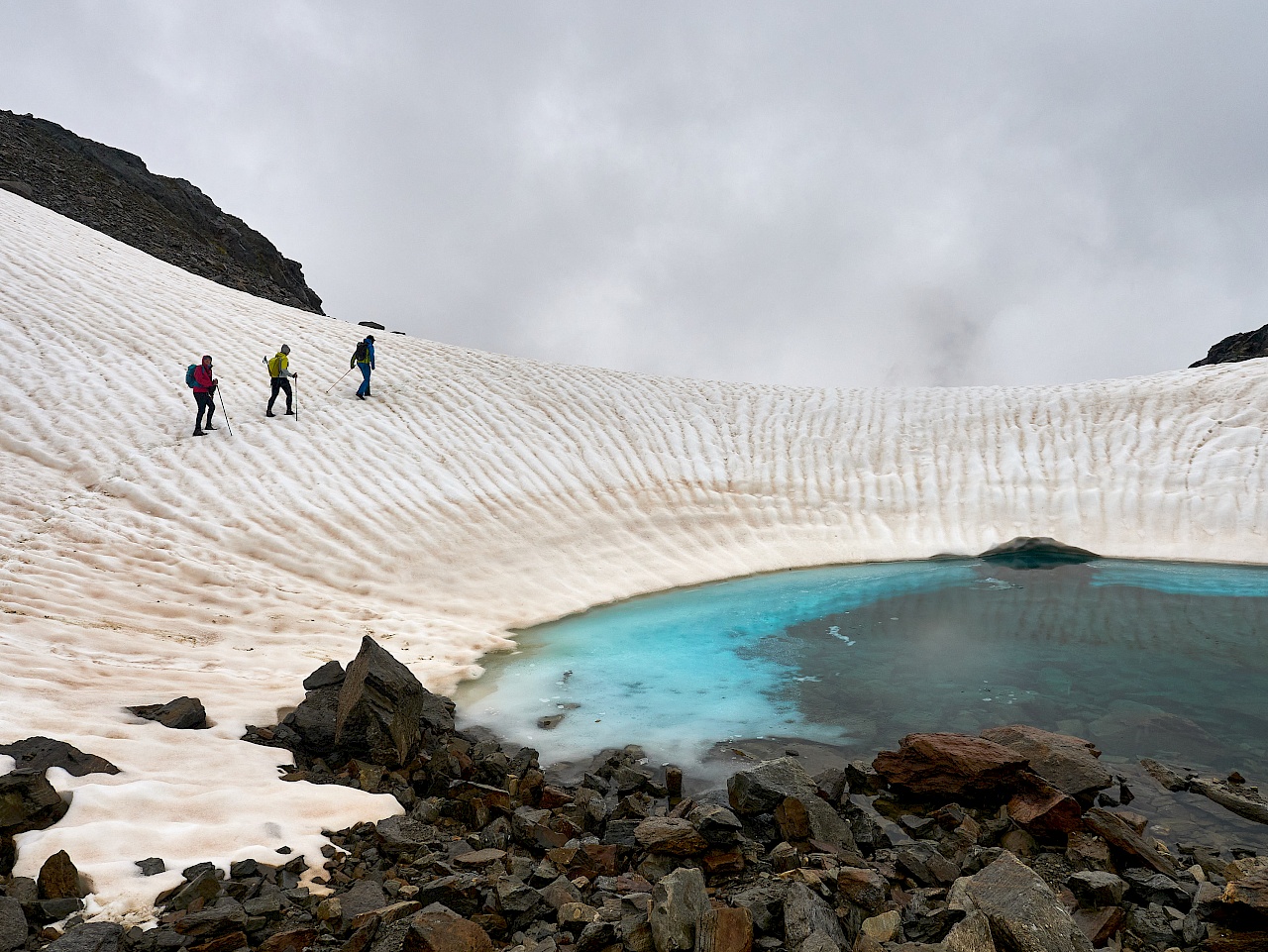 Auf dem Weg zum Pitztaler Gletscher