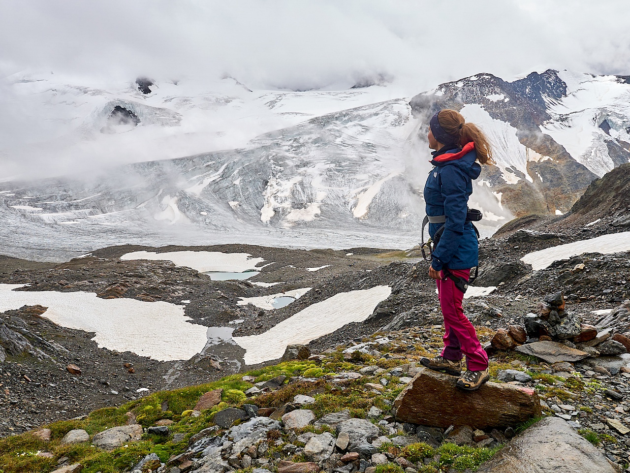 Auf dem Weg zum Pitztaler Gletscher