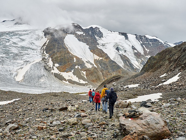 Auf dem Weg zum Pitztaler Gletscher