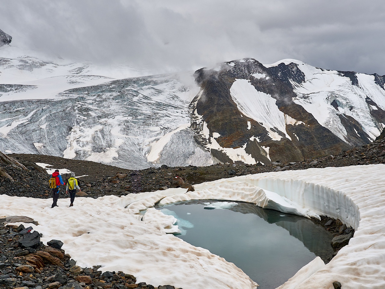 Auf dem Weg zum Pitztaler Gletscher