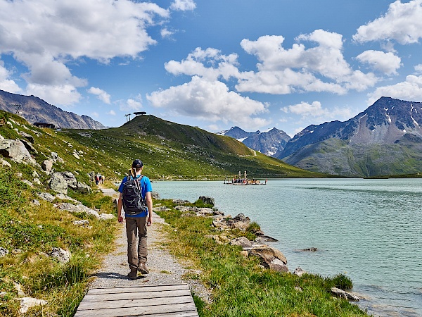 Wanderung um den Rifflsee im Pitztal