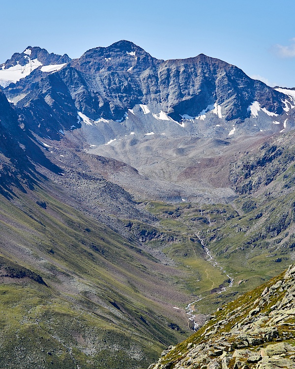 Aussicht vom Brandkogel im Pitztal