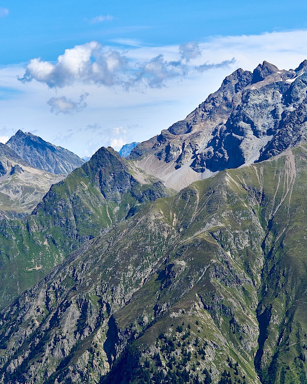 Aussicht vom Brandkogel im Pitztal