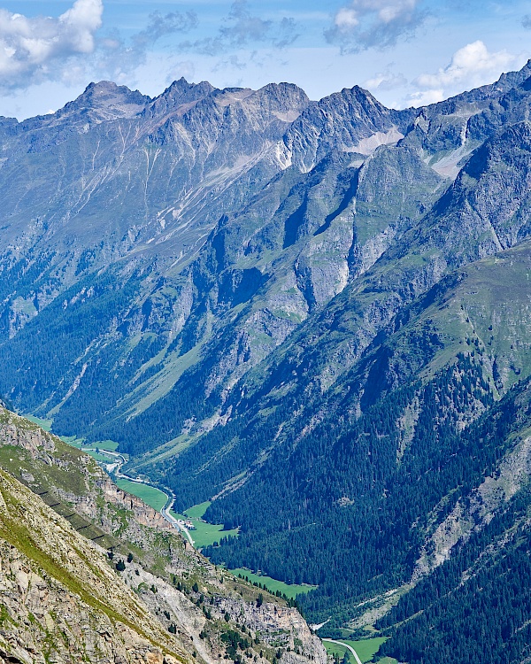 Blick ins Pitztal vom Brandkogel