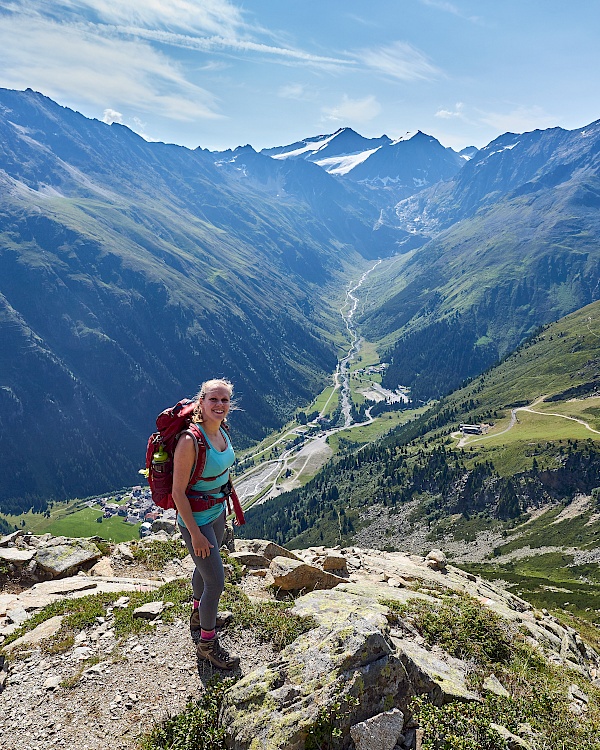 Blick vom Brandkogel ins Pitztal