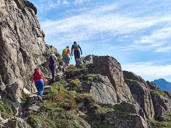 Wanderung vom Rifflsee auf den Brandkogel im Pitztal