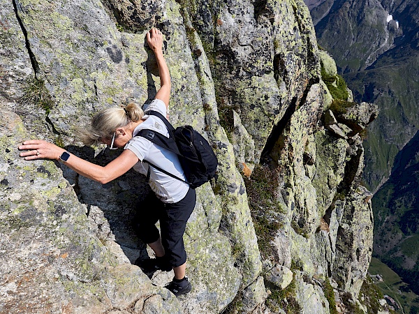 Wanderung vom Rifflsee auf den Brandkogel im Pitztal