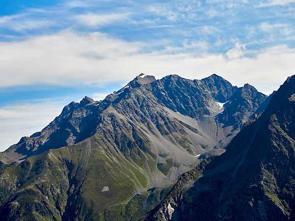 Bick auf die Berge im Pitztal