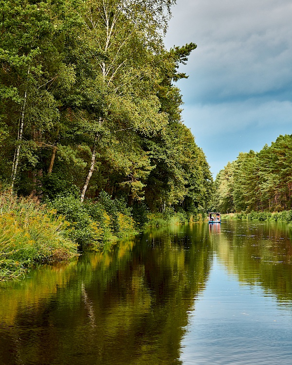 Entspannte Floßfahrt auf der Elde in Mecklenburg