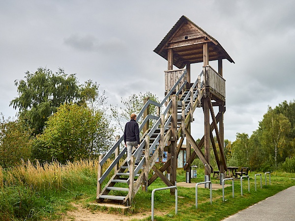 Aussichtsturm an der Dütschower Brücke