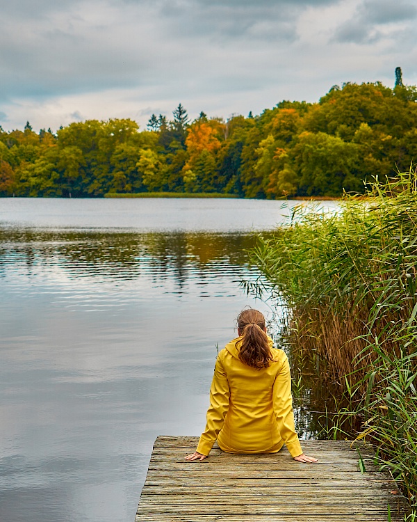 Der Wockersee in Mecklenburg